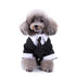 Formal Tuxedo with Bow Tie Puppy Suit