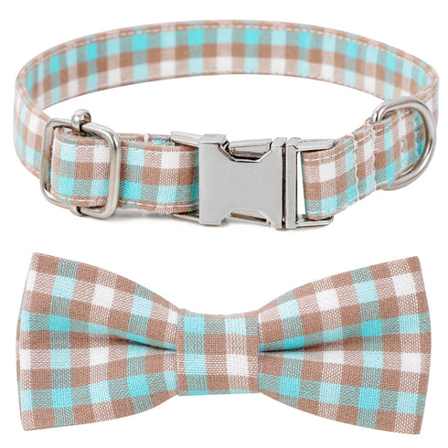 Cute Plaid Collar Pet Gift for Dogs