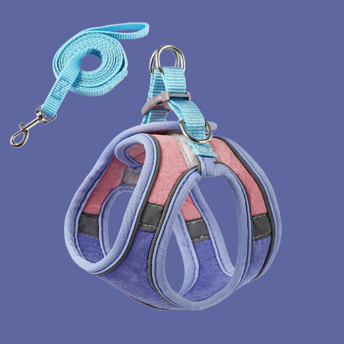 Reflective Cat Breathable Body Harnesses and Leash set