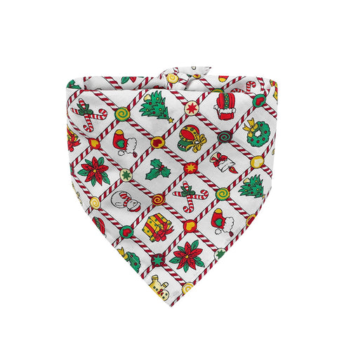 Dog Bandanas Christmas Triangle Bibs