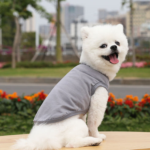 Dogs Pullover 100% Cotton Soft Puppy Cute Blank Clothes