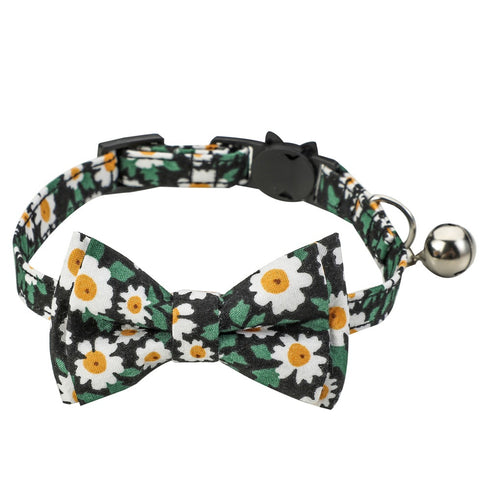 Daisy Floral Color Cat Collar