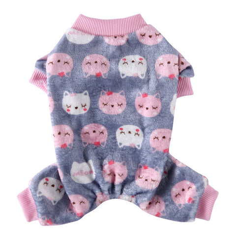 Pet Jumpsuit Clothes with Cute Pattern