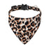 Adjustable Leopard Cat Collars with Bow Tie