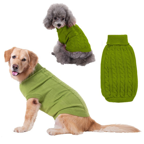 Pet Winter Clothes Classic Dog Blank Sweater