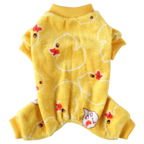 Pet Jumpsuit Clothes with Cute Pattern