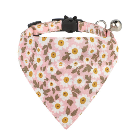 Daisy Floral Color Cat Collar