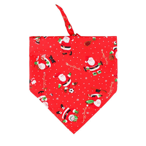 Dog Bandanas Christmas Triangle Bibs
