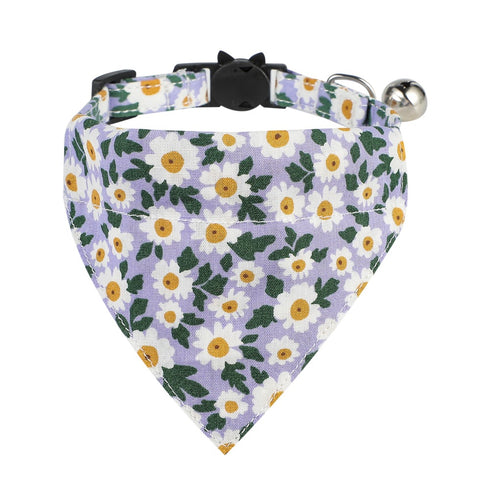 Daisy Floral Color Cat Collar