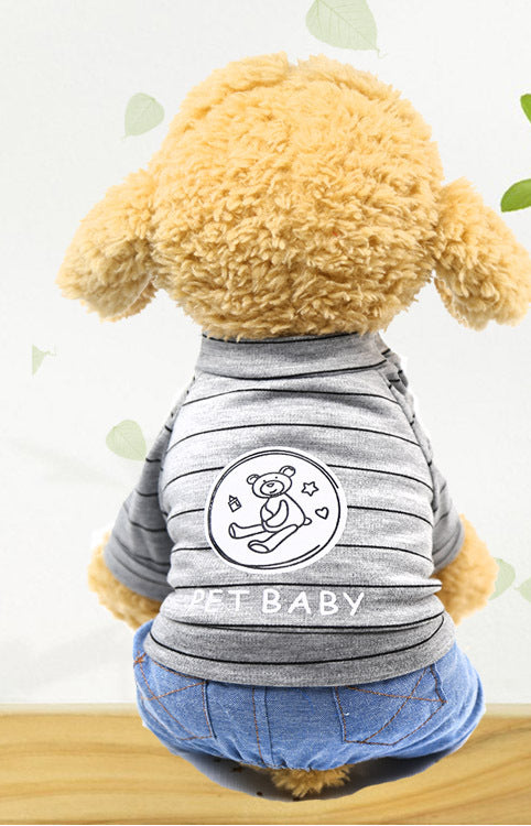 Puppy Cute British School Uniform Pet Costume