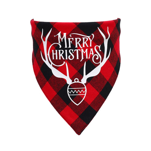 Dog Snowman Christmas Pets Scarf