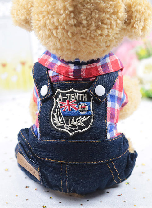 Puppy Cute British School Uniform Pet Costume
