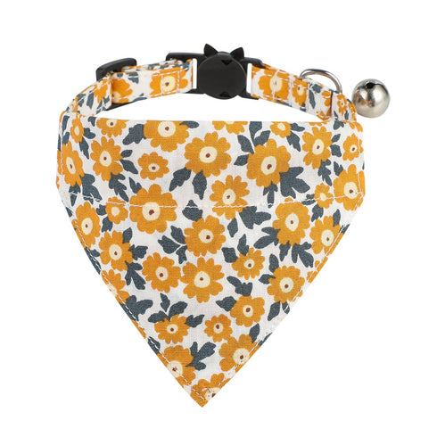 Daisy Floral Color Cat Collar