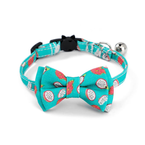 Fruit Cat Collar Cute Bow Tie and Bell