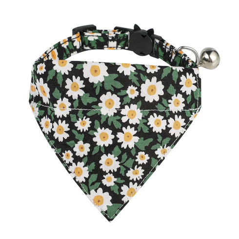 Daisy Floral Color Cat Collar