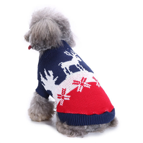 Dog Sweater Holiday Pet Clothes
