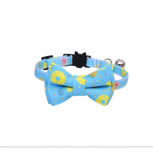 Fruit Cat Collar Cute Bow Tie and Bell