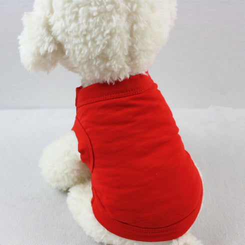 Dog Shirt Soft Breathable Dog Blank T-Shirt Jerseys