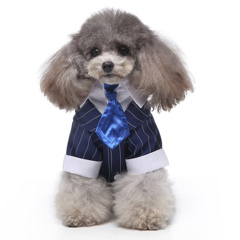 Formal Tuxedo with Bow Tie Puppy Suit