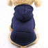 Classic Dog Clothing Warm Blank Hoodies for Crafting