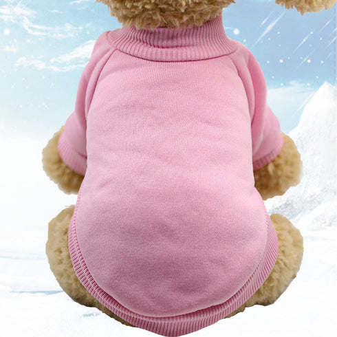 Puppy Basic Sweatshirt Winter Plain Clothes for Sublimation