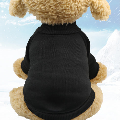 Puppy Basic Sweatshirt Winter Plain Clothes for Sublimation
