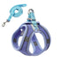 Reflective Cat Breathable Body Harnesses and Leash set