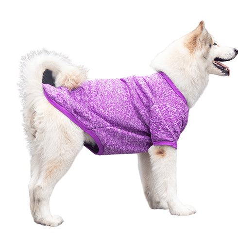 Soft Sweatshirt Pet Clothes for Large Plain Dogs