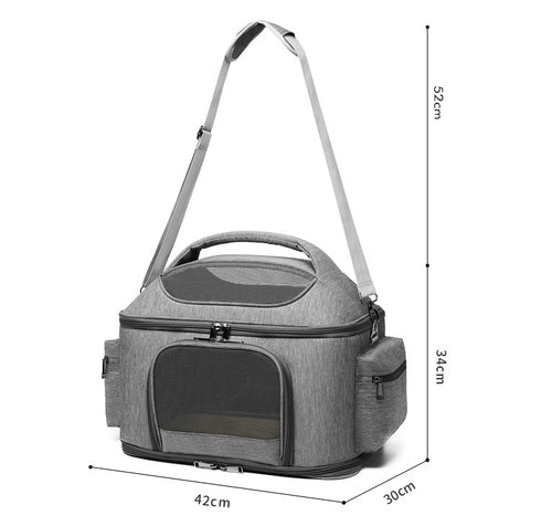Collapsible Soft Sided Cat Carrying Travel Bag