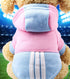 Dog Clothes Sports Stripe Hoodies